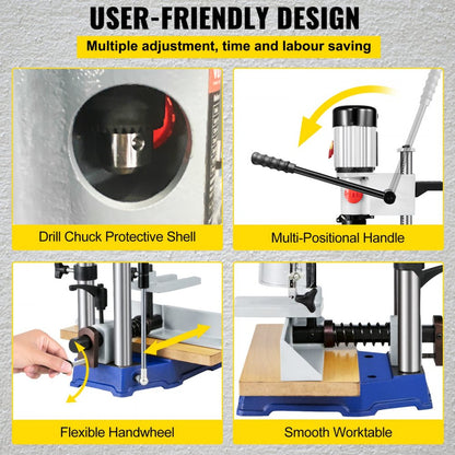 MS36127A3 - Heavy-Duty Mortise Machine with 3400 RPM Speed