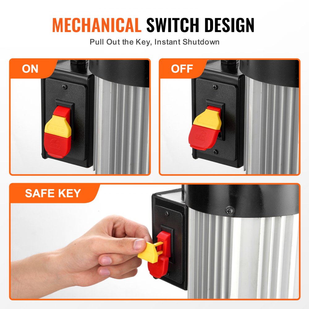 MS36127 - Sturdy Benchtop Mortise Machine with Safety Features