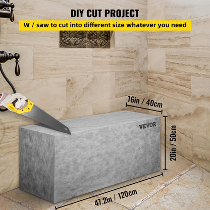 VV-FSLYD-S47.2 - Waterproof Tile Shower Seat for Comfortable Bathing