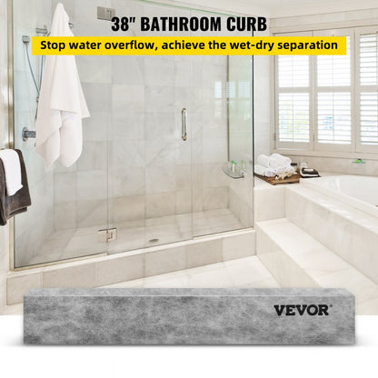 VV-LYDSB-38 - Durable Waterproof Shower Curb for Easy Bathroom DIY