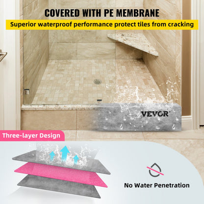 VV-LYDSB-38 - Durable Waterproof Shower Curb for Easy Bathroom DIY