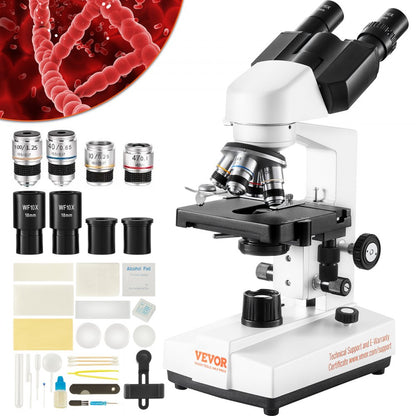 XSP-36 - VEVOR High-Definition Binocular Microscope 40X-2500X Magnification