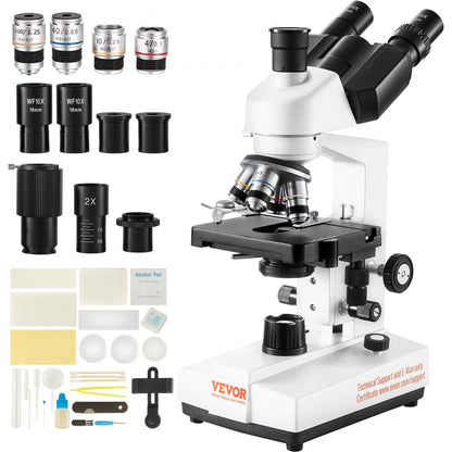 XSP-36TV - High-Def 40X-5000X Trinocular Microscope for Detailed Observations
