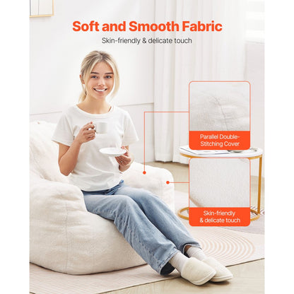 SM-SS-04 - Premium 3ft Memory Foam Bean Bag Chair for Relaxation