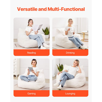 SM-SS-04 - Premium 3ft Memory Foam Bean Bag Chair for Relaxation