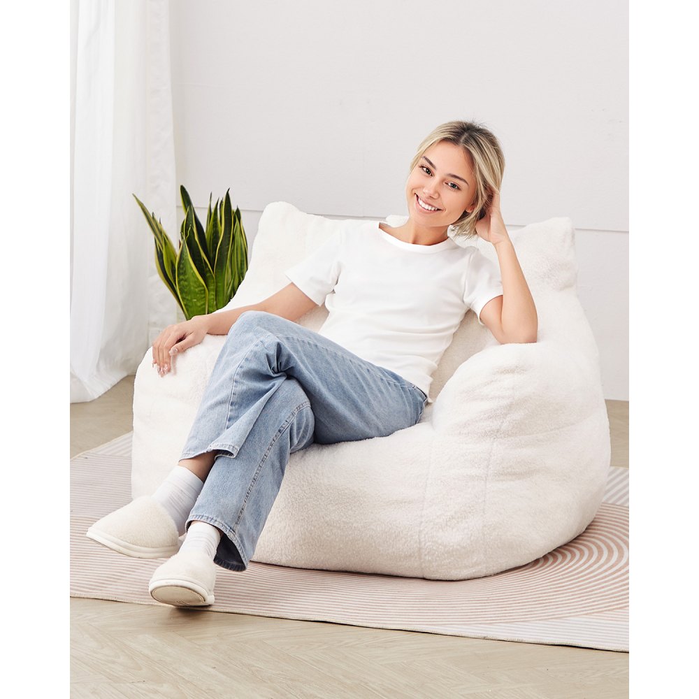 SM-SS-04 - Premium 3ft Memory Foam Bean Bag Chair for Relaxation