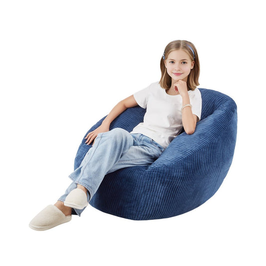 SM-SS-05 - 3ft Soft Fabric Bean Bag Chair with Memory Foam