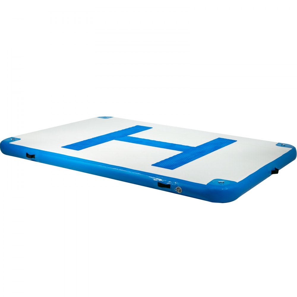 CQFT-8894 - Sturdy 10 x 6.5 ft Inflatable Dock Platform for 5-6 People