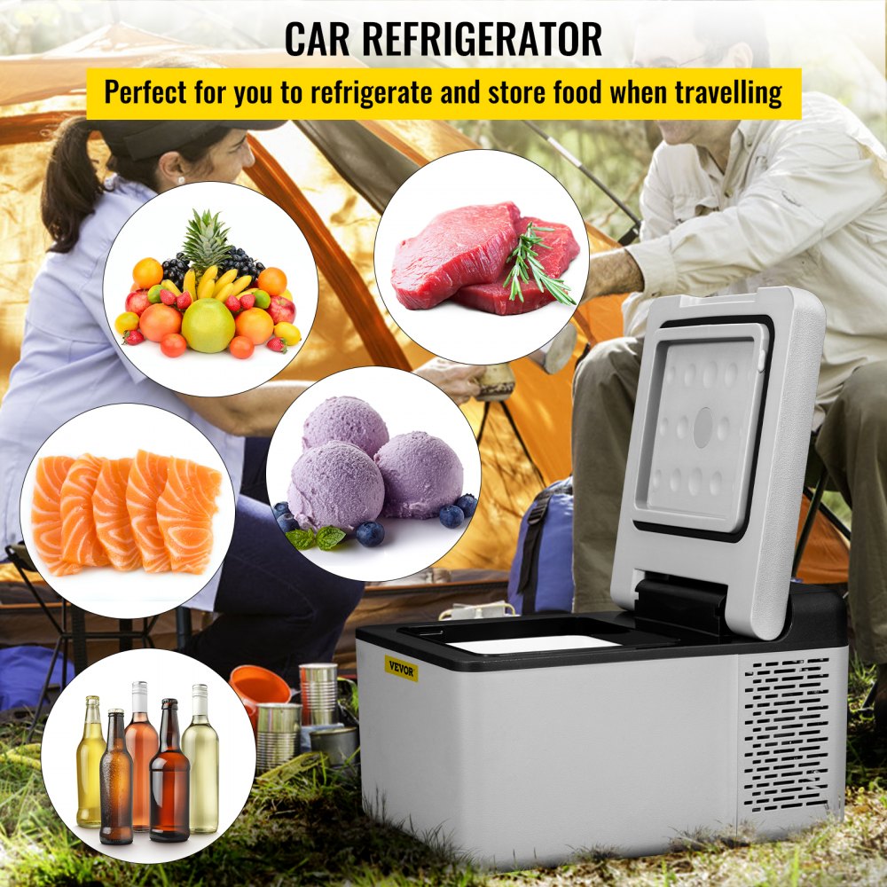 C9 - Compact 10 Qt Portable Fridge/Freezer with Digital Control Panel