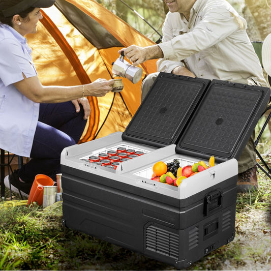 TW75 - 80 Quart Dual-Zone Portable Refrigerator with Temperature Control