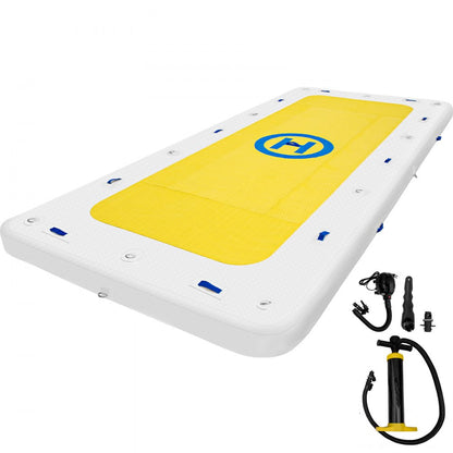 CQFT-7373 - Durable Inflatable Swim Dock with Non-Slip Surface and Pumps