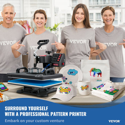 TLM13135 - 5-in-1 VEVOR Heat Press 12x15" for Creative Projects