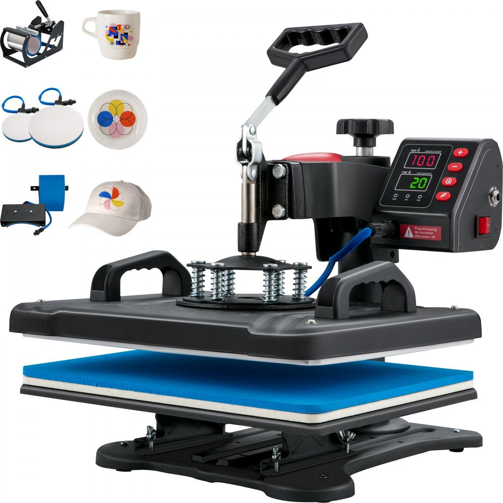 TLM13135 - 5-in-1 VEVOR Heat Press 12x15" for Creative Projects