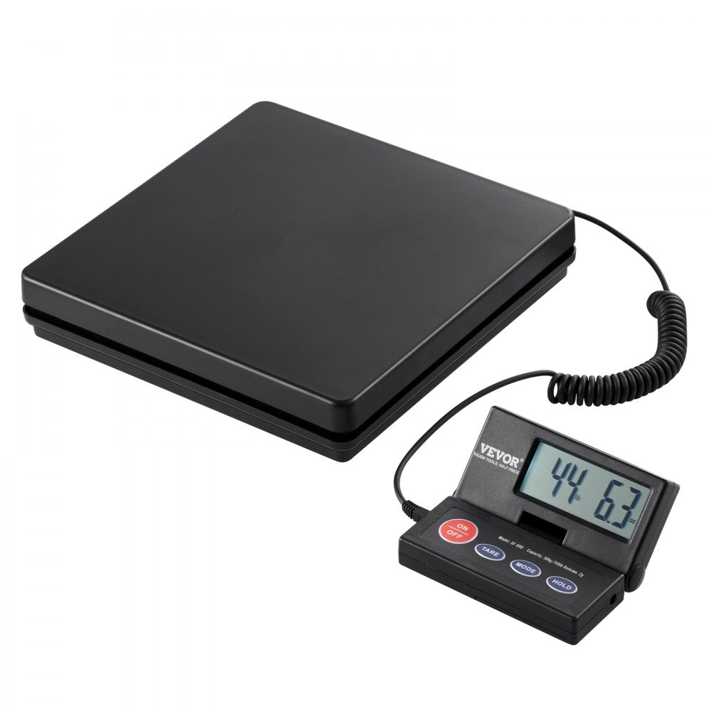 SF-890 - High Precision Digital Shipping Scale, 110lbs Capacity & Foldable LCD