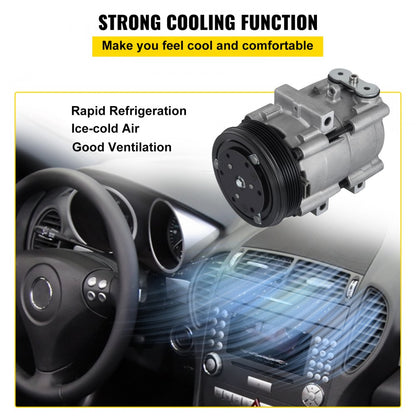 010192359360 - Durable A/C Compressor for 97-06 Ford F-150 4.2L