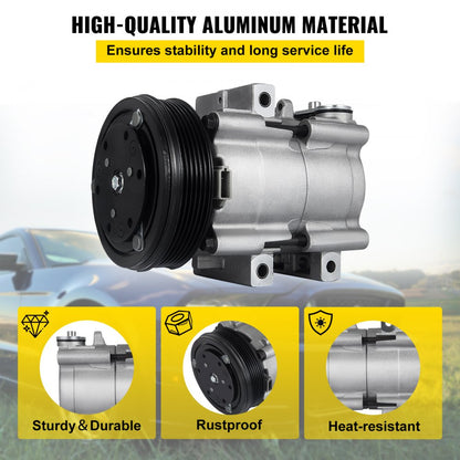 010192359360 - Durable A/C Compressor for 97-06 Ford F-150 4.2L
