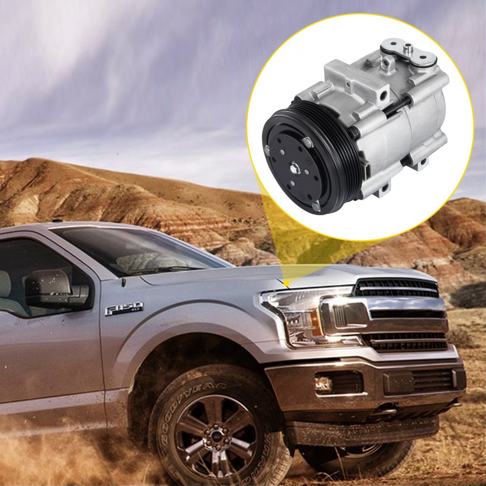 010192359360 - Durable A/C Compressor for 97-06 Ford F-150 4.2L