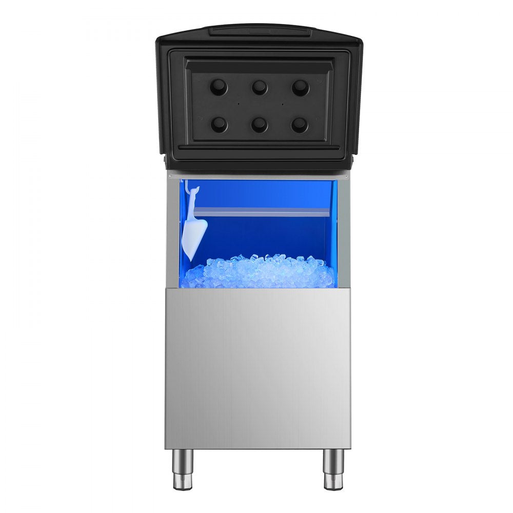 LSB250 - 250 lbs Stainless Steel Ice Storage Bin with Water Filter