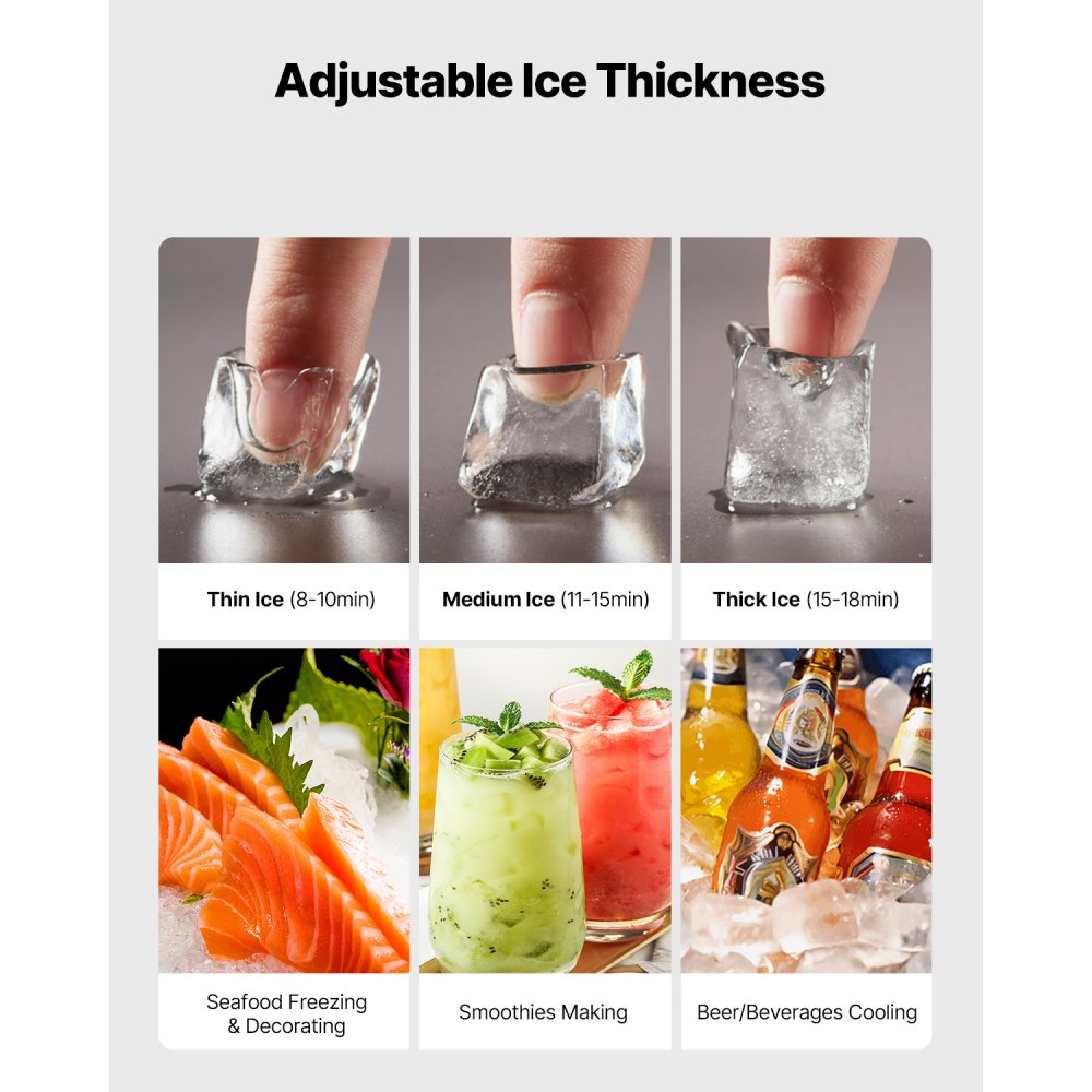 LB400TA - 400 lbs/Day Stainless Steel Ice Maker with Intelligent Control