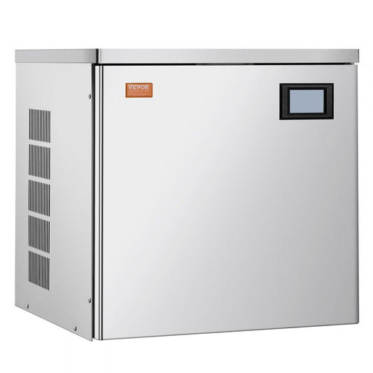 LB550TA - 550 lbs/Day Stainless Steel Commercial Ice Maker with Storage