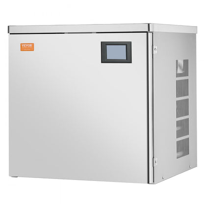 LB550TA - 550 lbs/Day Stainless Steel Commercial Ice Maker with Storage
