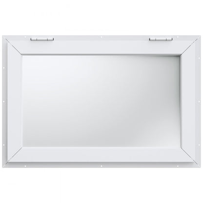 ptfwck - 36"x24" Aluminum Alloy Food Truck Window with Awning Door