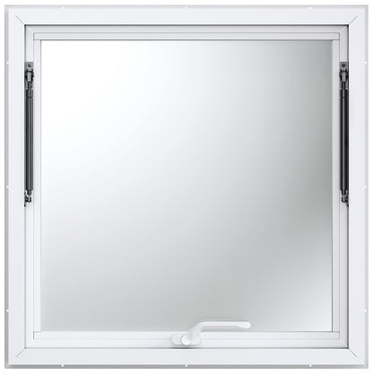 ptfwck 36"L x 36"W - Durable Aluminum Concession Window for Food Trucks