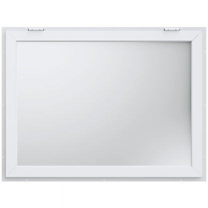 ptfwck 48"L x 36"W - Durable Aluminum Concession Window with 85° Opening Angle