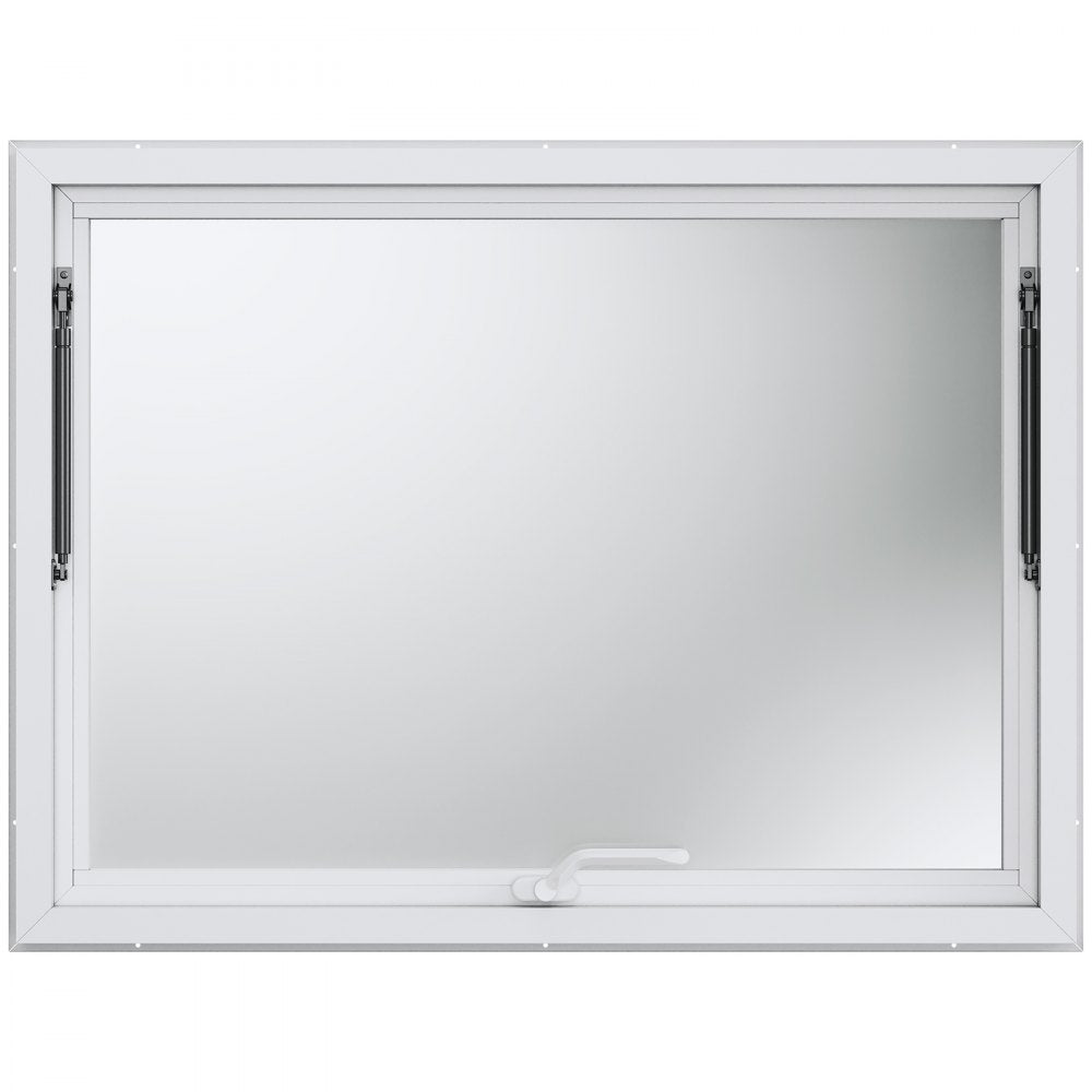ptfwck 48"L x 36"W - Durable Aluminum Concession Window with 85° Opening Angle