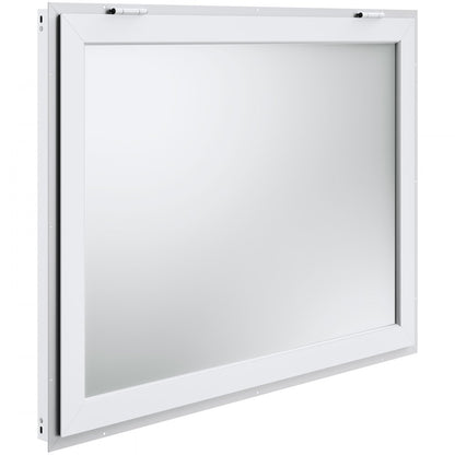 ptfwck 48"L x 36"W - Durable Aluminum Concession Window with 85° Opening Angle