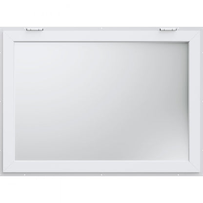 ptfwck 53"L x 33"W - Aluminum Alloy Service Window with Awning & Wide View