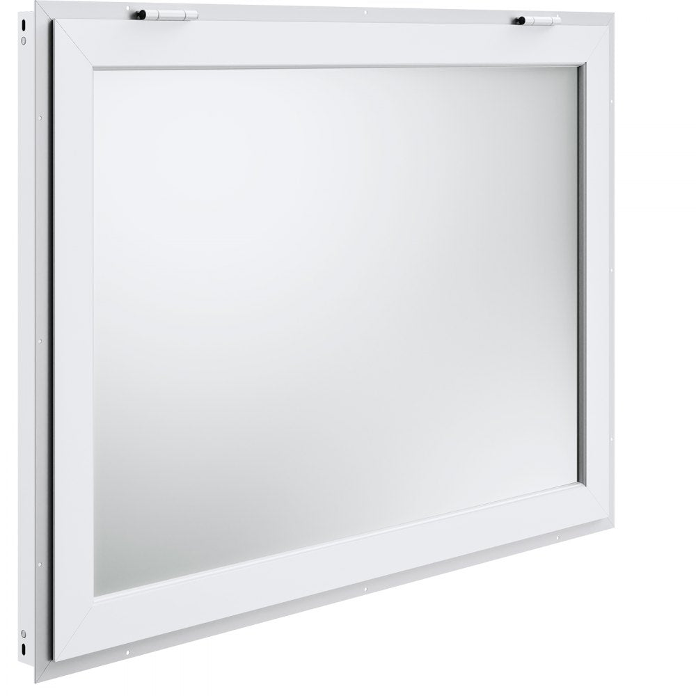 ptfwck 53"L x 33"W - Aluminum Alloy Service Window with Awning & Wide View