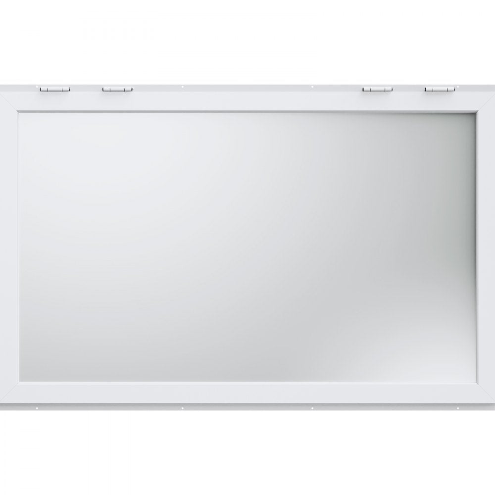 ptfwck - 64"L x 40"W Durable Aluminum Food Truck Window with Awning