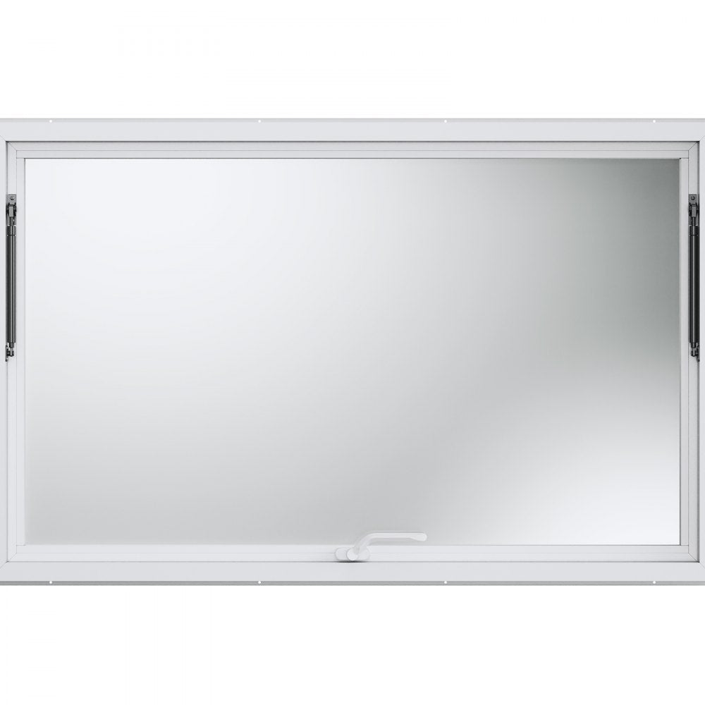 ptfwck - 64"L x 40"W Durable Aluminum Food Truck Window with Awning
