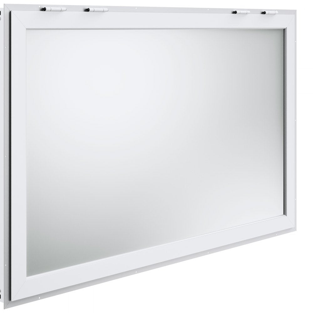 ptfwck - 64"L x 40"W Durable Aluminum Food Truck Window with Awning