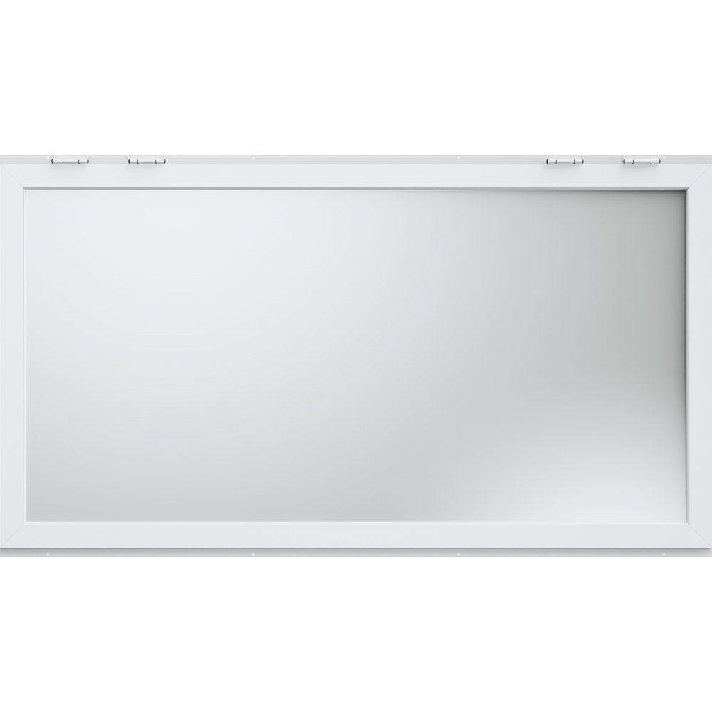 ptfwck 74"L x 40"W - Durable Aluminum Food Truck Window with Awning & Wide View