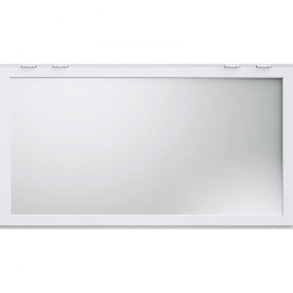 ptfwck 74"L x 40"W - Durable Aluminum Food Truck Window with Awning & Wide View