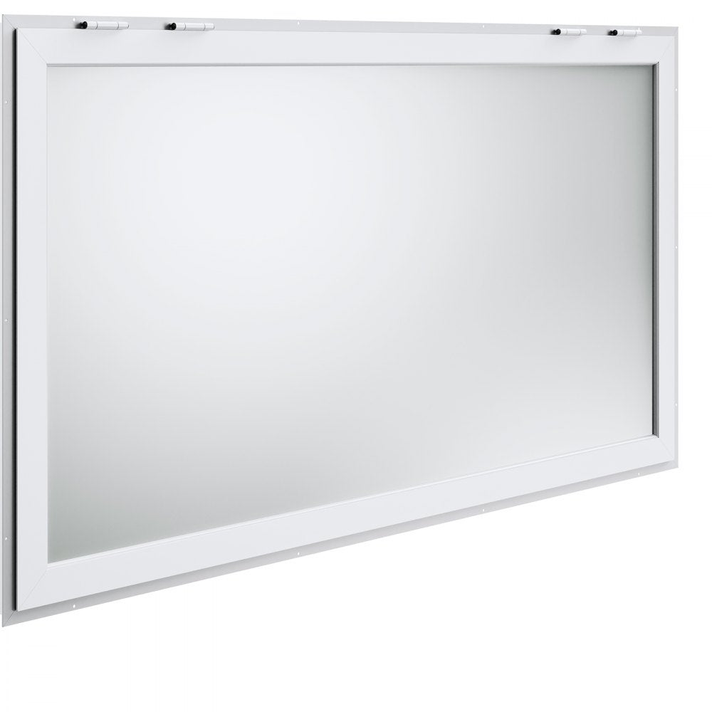 ptfwck 74"L x 40"W - Durable Aluminum Food Truck Window with Awning & Wide View