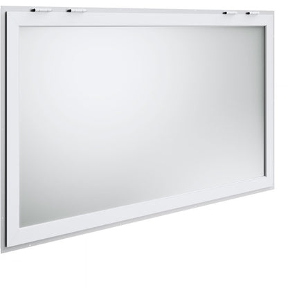 ptfwck 74"L x 40"W - Durable Aluminum Food Truck Window with Awning & Wide View