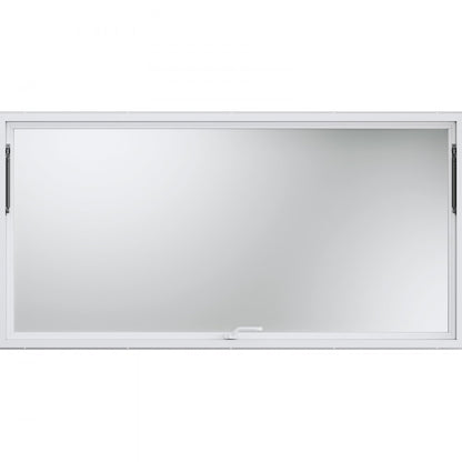 ptfwck 96"L x 48"W - Durable Aluminum Food Truck Window with Awning