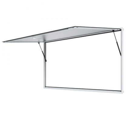 ptfwck 96"L x 48"W - Durable Aluminum Food Truck Window with Awning