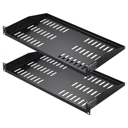 SPT-U300-1A - 1U Metal Server Rack Shelf, 10" Deep, 50 lbs Capacity