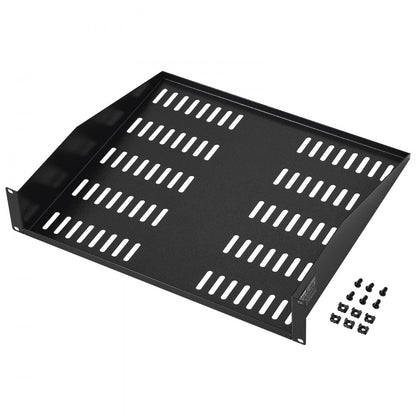 SPT-U300-2A - 2U Metal Server Rack Shelf, 16"x406mm, Supports 50 lbs