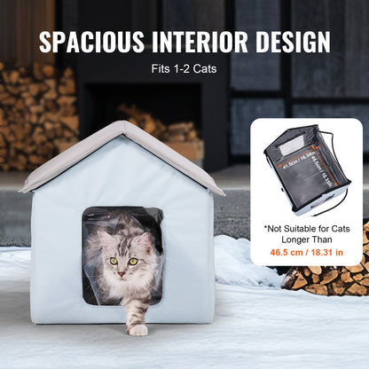 JUYI U3-M - Heated Cat House with Insulation & Temperature Control