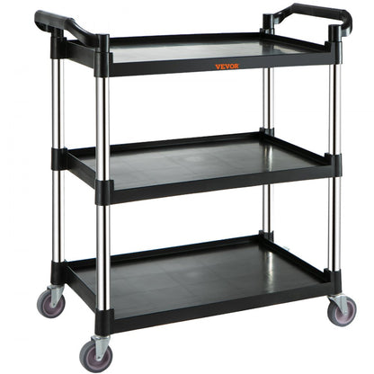 010486711605 - 3-Tier Heavy Duty Utility Cart with Lockable Casters