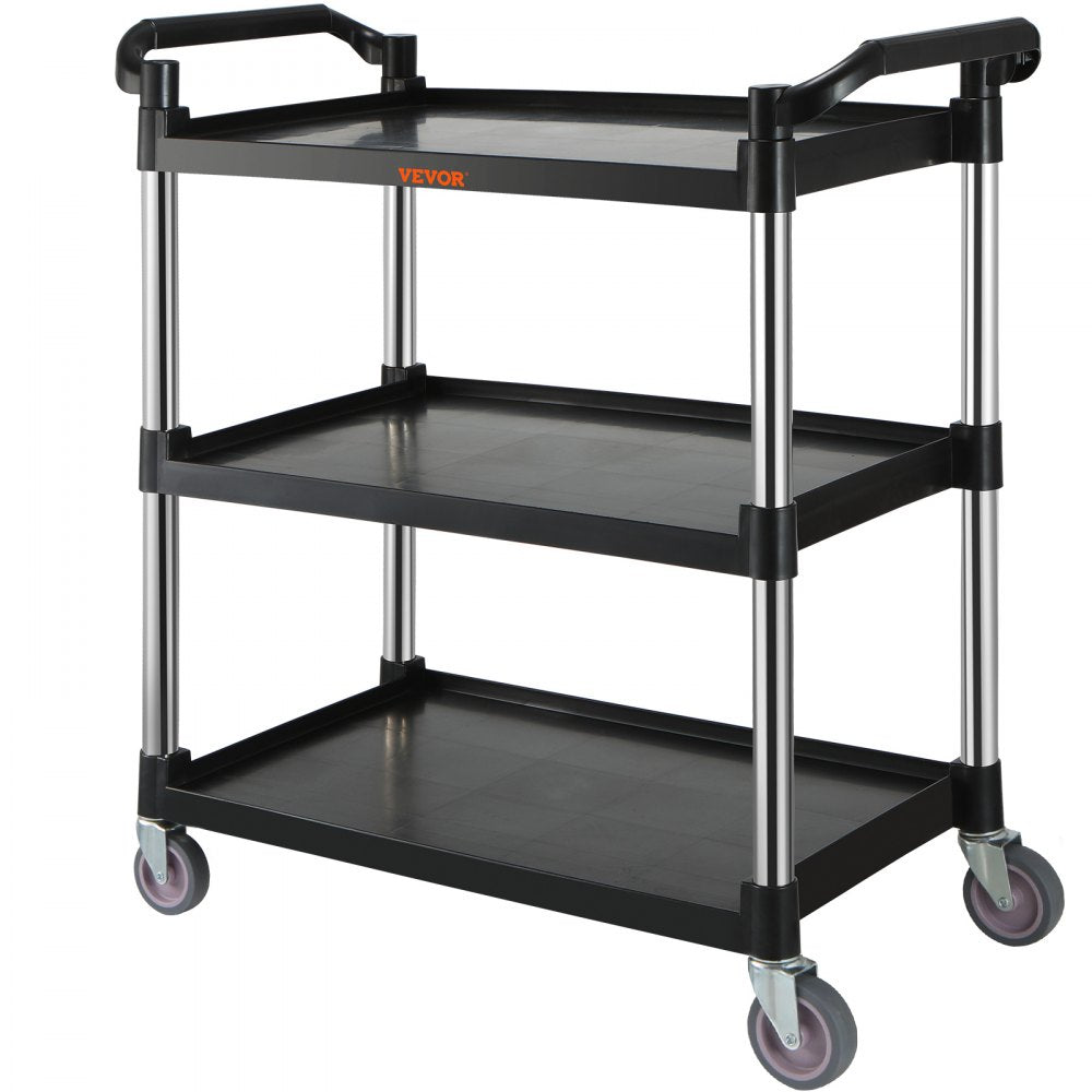 010486711605 - 3-Tier Heavy Duty Utility Cart with Lockable Casters