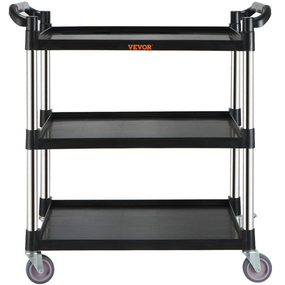 010486711605 - 3-Tier Heavy Duty Utility Cart with Lockable Casters