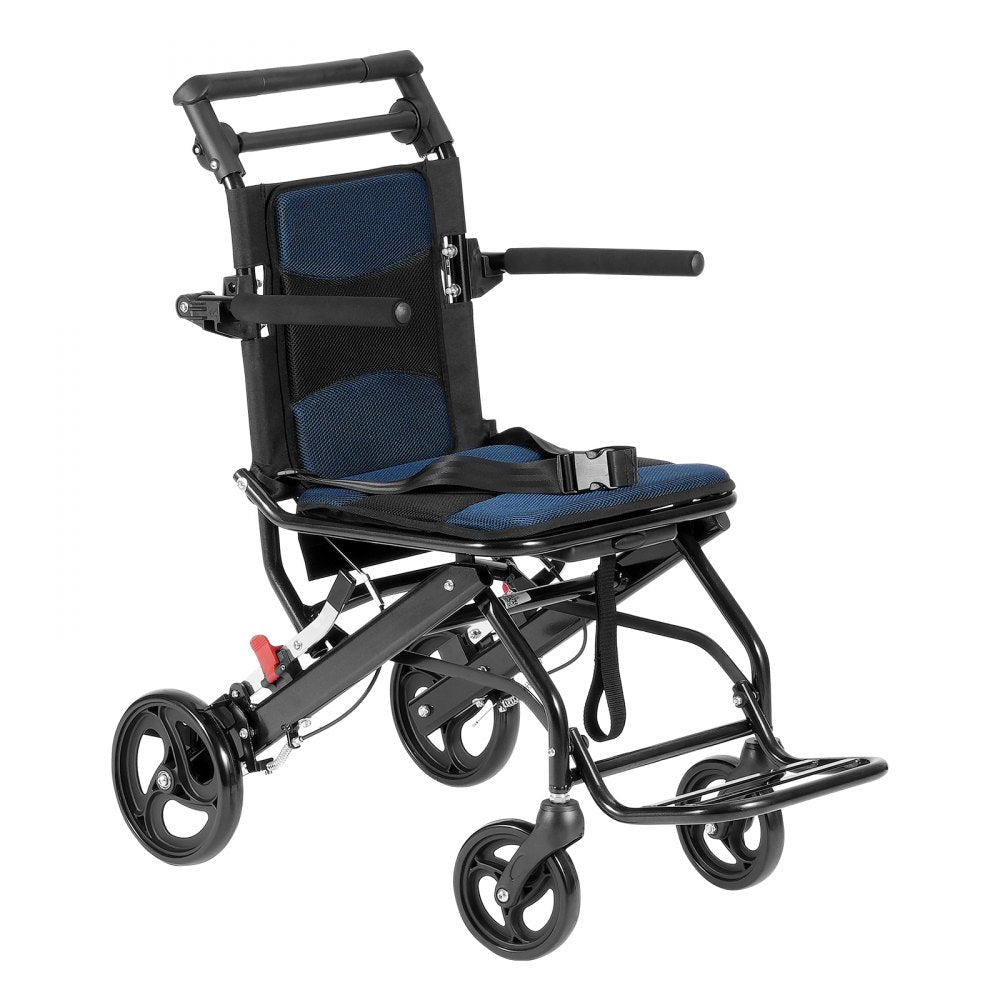 FS800LBJF4 - Compact Folding Wheelchair with 15.75-Inch Seat for Travel