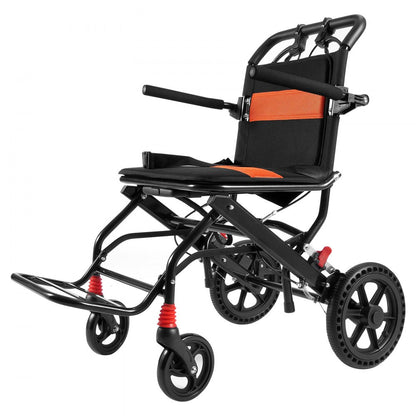 FS800LBJPF5 - Lightweight Folding Wheelchair with Comfort Seat and Adjustable Features