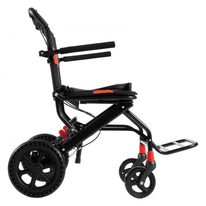 FS800LBJPF5 - Lightweight Folding Wheelchair with Comfort Seat and Adjustable Features